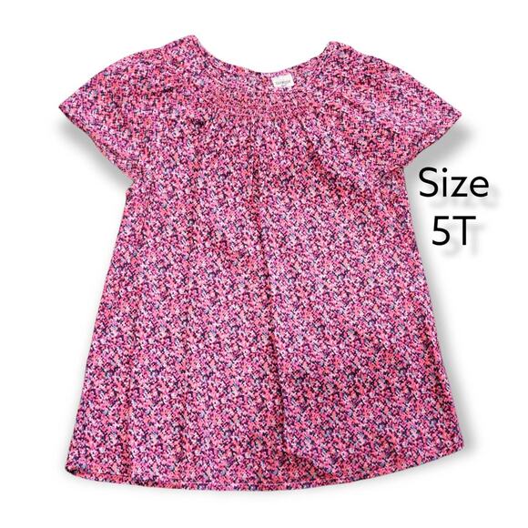 OshKosh Bgosh Multi Design Colored Short Sleeved Shirt - Size 5T - Picture 1 of 3